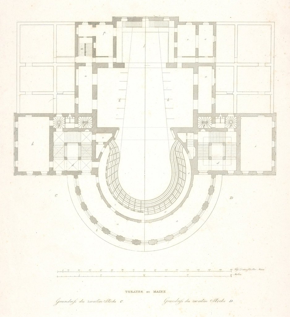 Theater mainz - floor plan